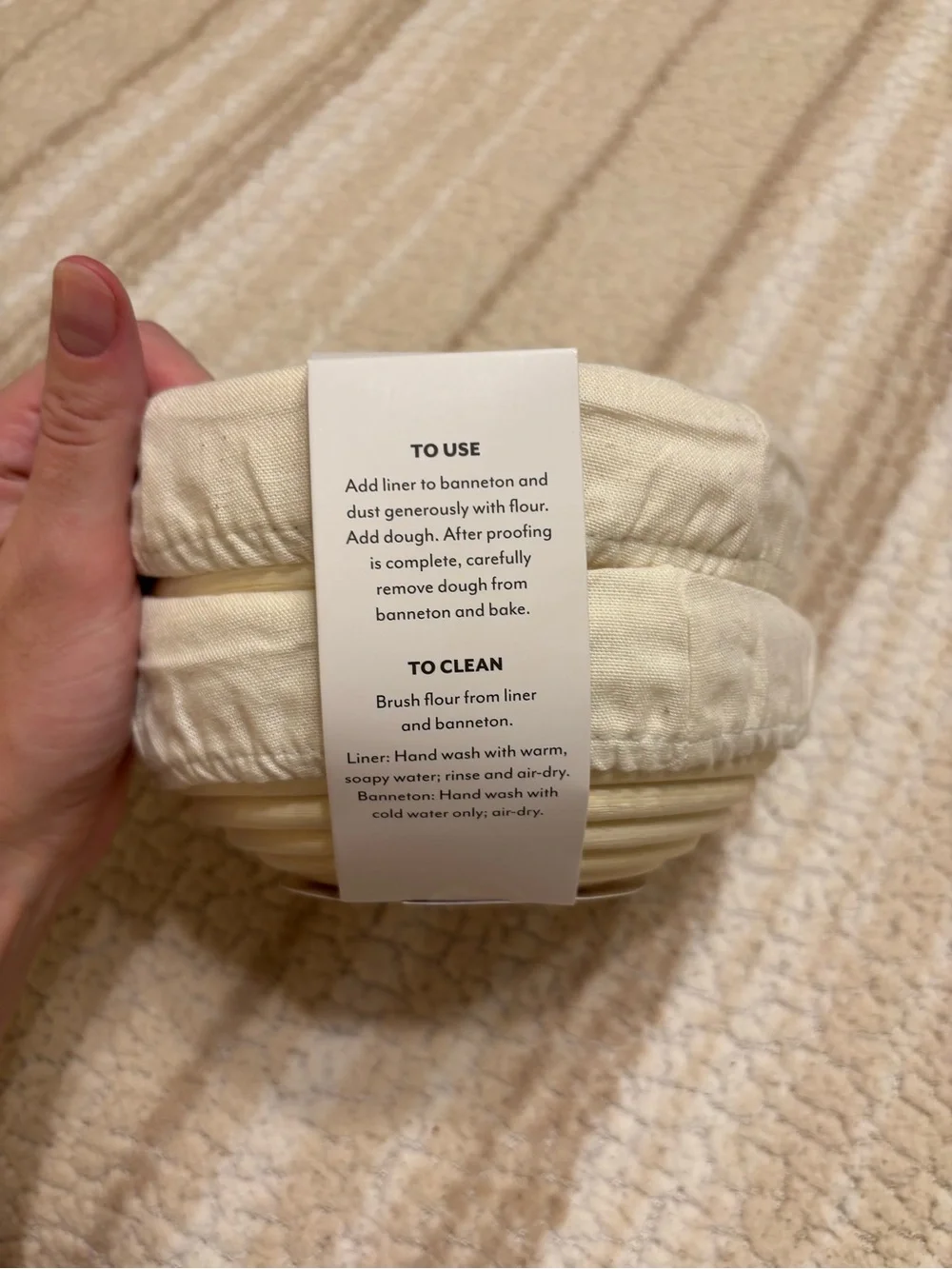 Sur La Table Mini Round Bannetons, Set of 2. Brand New.